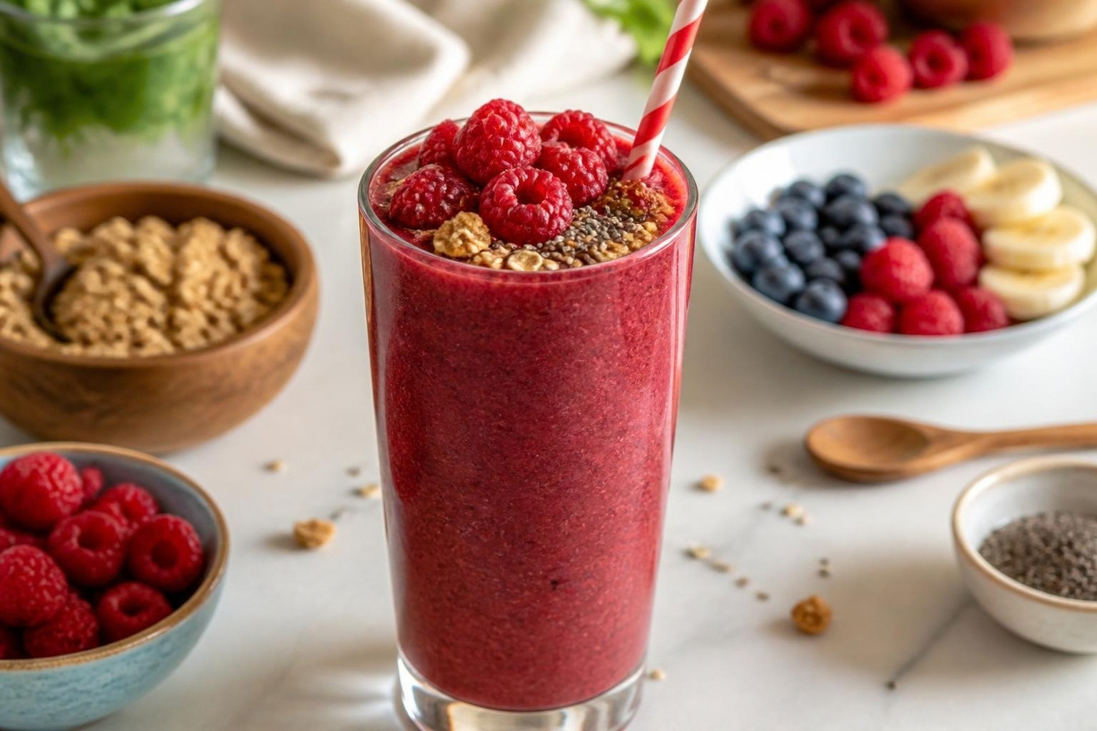 Smoothie de frutos rojos